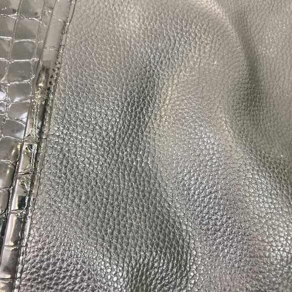 Brighton Peyton Pebbled Leather Crossbody Bag / Purse E077736 Black 12.5"x12" - Picture 12 of 16